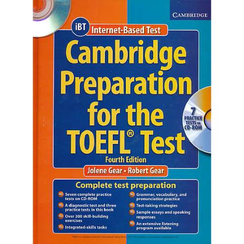 CAMBRIDGE PREPARATION FOR THE TOEFL TEST / IBT / باCD