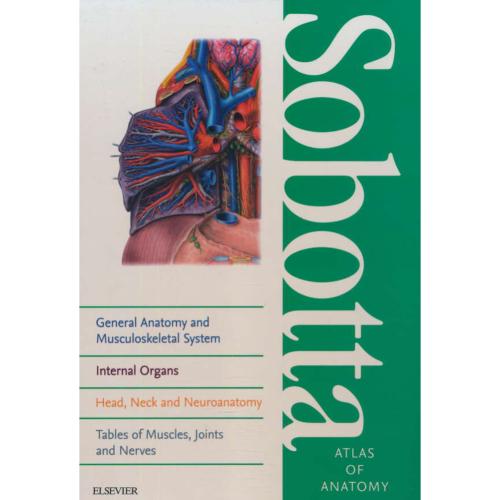 ATLAS OF ANATOMY SOBOTTA / ویرایش 16 (4ج) جامعه نگر / باقاب / رحلی