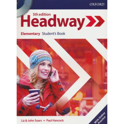 HEADWAY / ELEMENTARY / با ورک بوک / با DVD / ویرایش 5