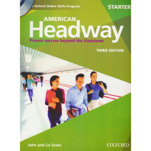 AMERICAN HEADWAY / STARTER / با ورک بوک / با DVD / ویرایش 3