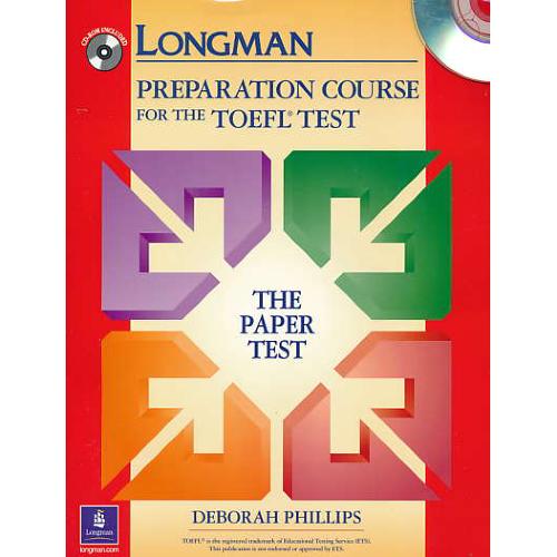 LONGMAN TOEFL PREPARATION COURSE / با2CD / قرمز رنگ