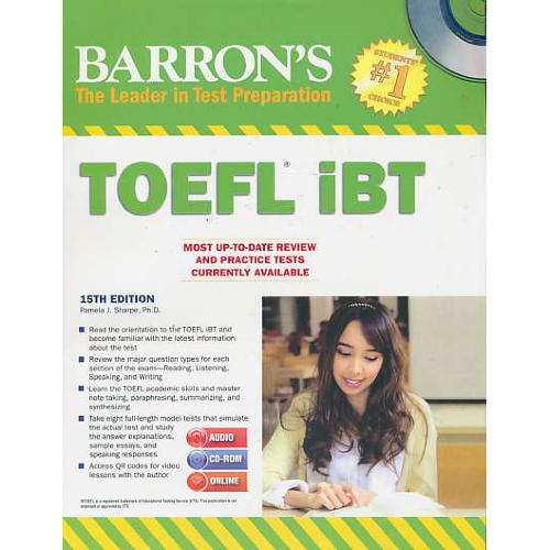 BARRON`S TOEFL IBT / رهنما‏ / باCD / ویرایش 15 / شمیز