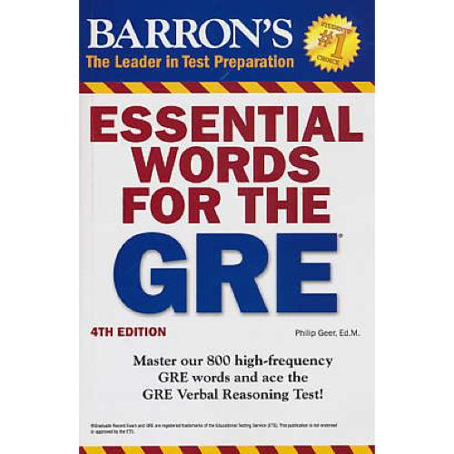 BARRON`S ESSENTIAL WORDS FOR THE GRE / ویرایش 4