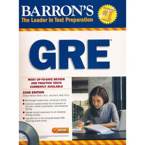 BARRON`S GRE / با CD / ویرایش 22