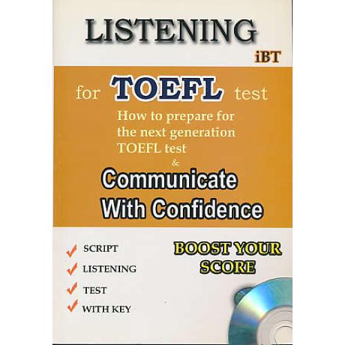 LISTENING IBT FOR TOEFL TEST / باCD