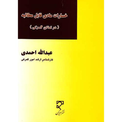 خسارات مادی قابل مطالبه ( در اماکن گمرکی ) احمدی / میزان