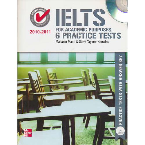 IELTS FOR ACADEMIC PURPOSES / 6 PRACTICE TESTS / باCD