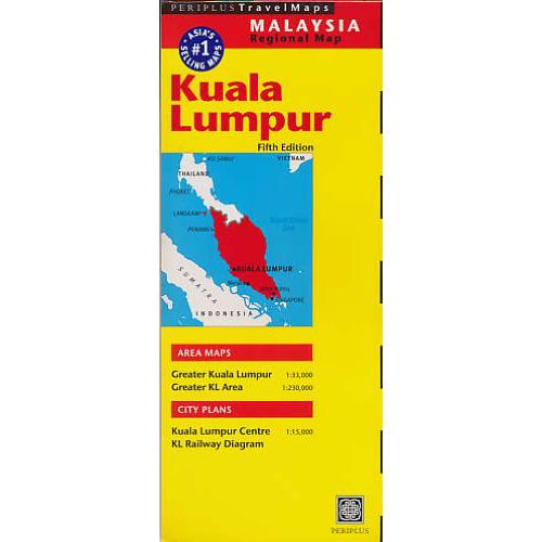 نقشه KUALA LUMPUR / کوالالامپور / ویرایش 5 / گیتاشناسی / اورجینال