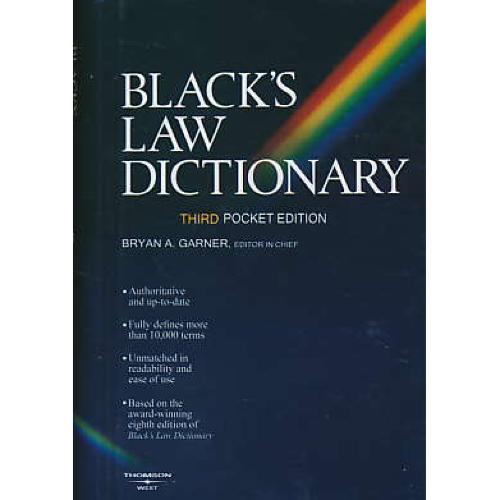 BLACK`S LAW DICTIONARY / سلفون / پالتویی / جنگل / ویرایش 3