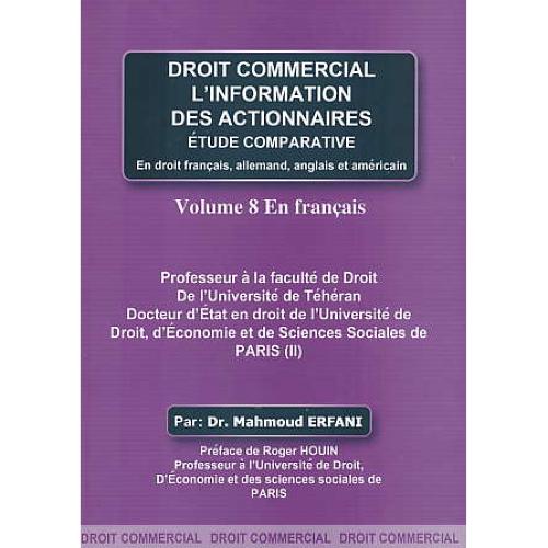 DROIT COMMERCIAL L`INFORMATION DES حقوق تجارت 8 / عرفانی