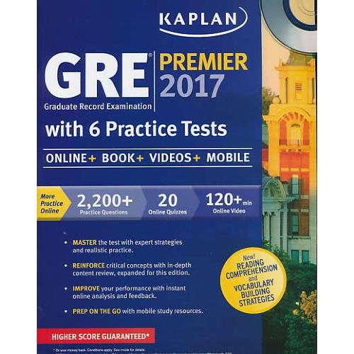 GRE PREMIER 2017 / KAPLAN / جنگل / باDVD