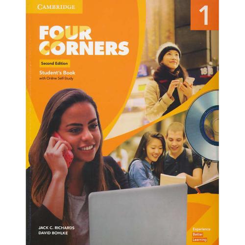 FOUR CORNERS 1 / باورک بوک / باDVD / ویرایش 2