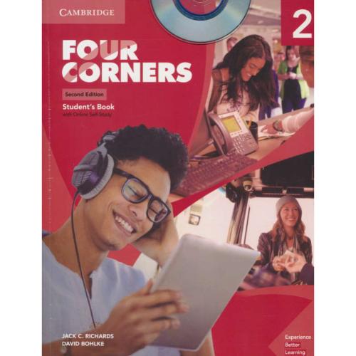 FOUR CORNERS 2 / باورک بوک / باDVD / ویرایش 2