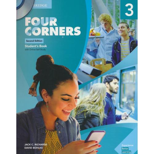 FOUR CORNERS 3 / باورک بوک /  باDVD / ویرایش 2