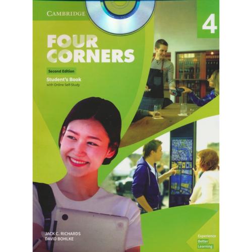 FOUR CORNERS 4 / باورک بوک /  باDVD / ویرایش 2