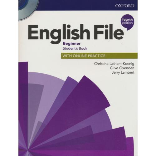 ENGLISH FILE / BEGINNER / بایری / با ورک بوک / باDVD