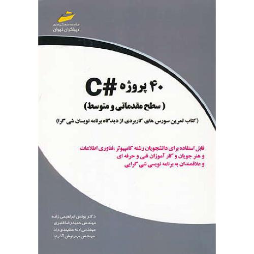 40 پروژه #C (سطح مقدماتی و متوسط) ابراهیمی زاده / دیباگران