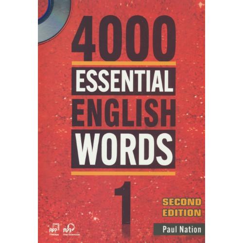 4000ESSENTIAL ENGLISH WORDS / BOOK 1 / با DVD / ویرایش 2