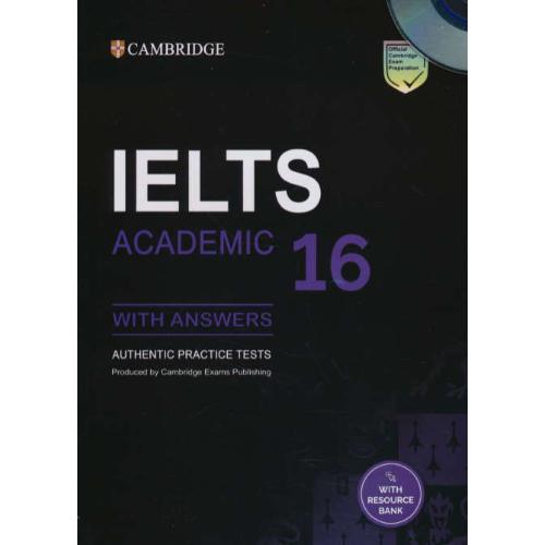 CAMBRIDGE IELTS 16 / ACADEMIC / سپاهان / باCD