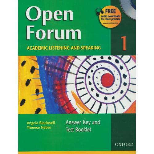 OPEN FORUM 1 / ACADEMIC LISTENING AND SPEAKING / با CD