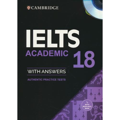 CAMBRIDGE IELTS 18 / ACADEMIC / سپاهان / باCD