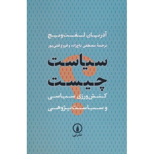 سیاست چیست / کنش ورزی سیاسی و سیاست پژوهی / تاج زاده / نشر نی