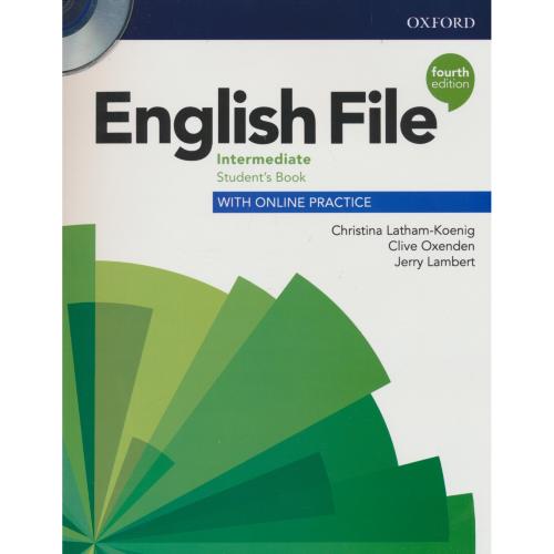 ENGLISH FILE / INTERMEDIATE / ویرایش 4 / باورک بوک  / باQR