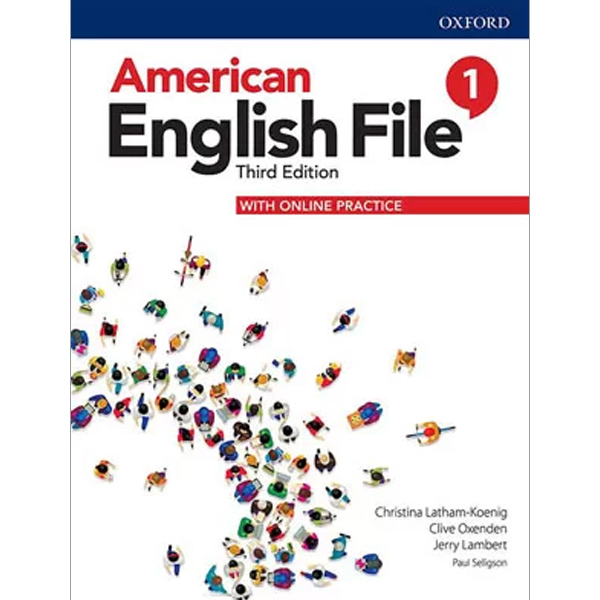 AMERICAN ENGLISH FILE 1 / با ورک بوک / باDVD / ویرایش 3