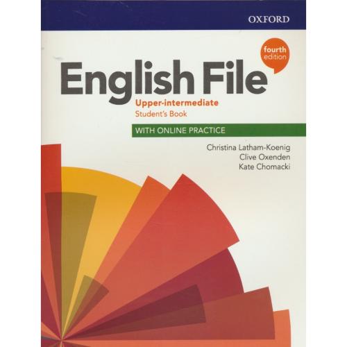 ENGLISH FILE / UPPER-INTERMEDIATE / باQR/ با ورک بوک / ویرایش 4